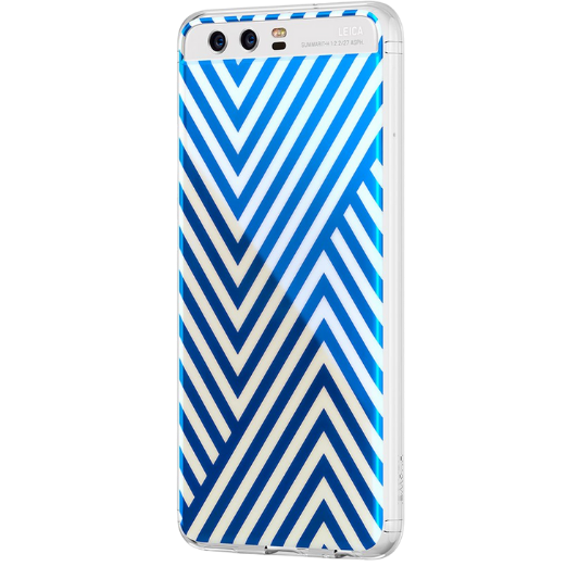 Huawei P10 Hoesje Blauw-Wit - Fooniq.nl