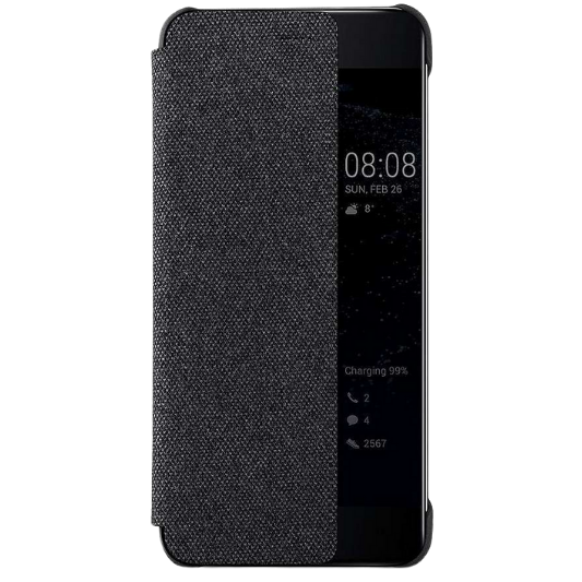 Huawei P10 Plus Boekhoesje Grijs - Fooniq.nl