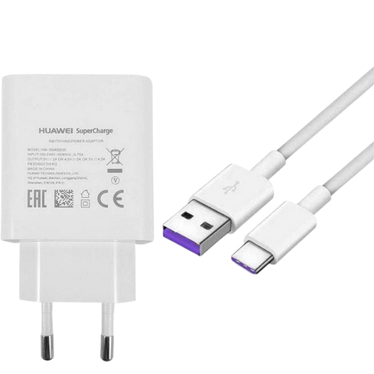 Huawei Oplader USB 5A + Kabel USB-C 1M - Fooniq.nl