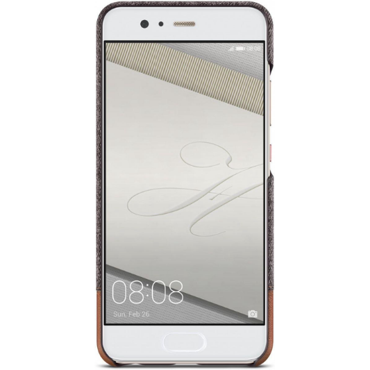 Huawei P10 Hoesje Grijs - Bruin - Fooniq.nl