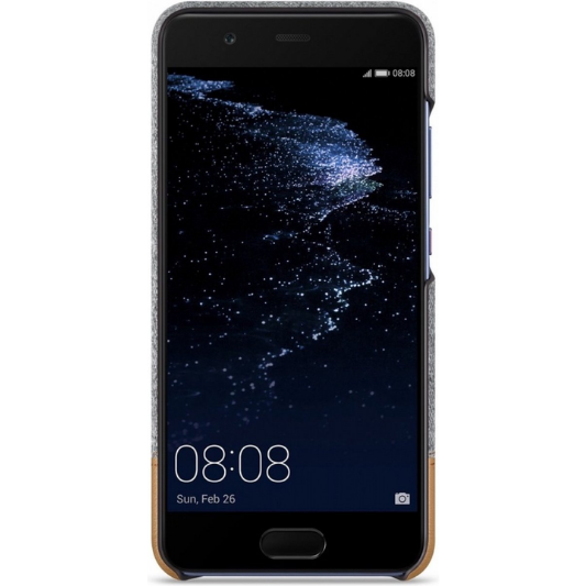 Huawei P10 Plus Hoesje Grijs - Bruin - Fooniq.nl