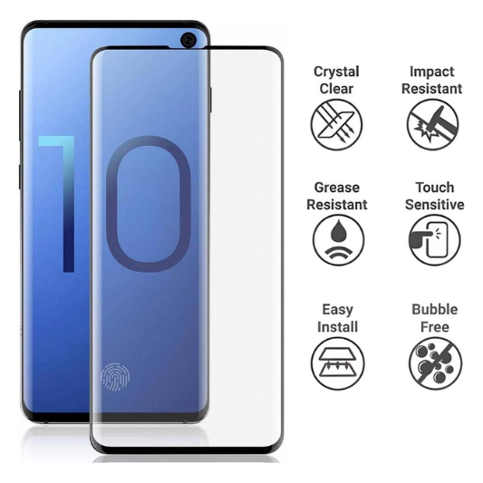 Samsung Galaxy S10 Screenprotector Glas - Fooniq.nl