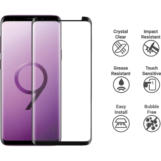 Samsung Galaxy S9 Screenprotector Glas - Fooniq.nl