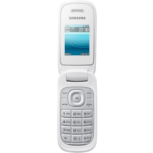 Samsung Klaptelefoon E1272 Wit - Fooniq.nl