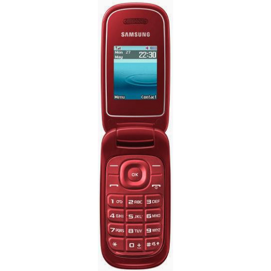 Samsung Klaptelefoon E1272 Rood - Fooniq.nl