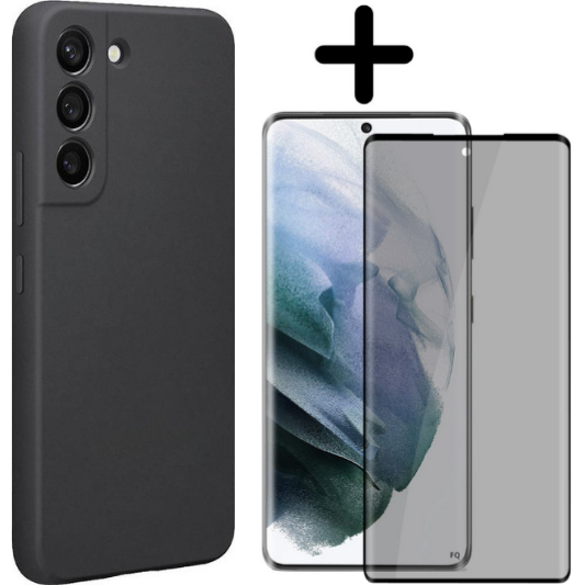 Samsung Galaxy S22 FE Hoesje TPU Zwart - Fooniq.nl