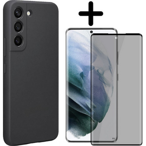 Samsung Galaxy S22 FE Hoesje TPU Zwart - Fooniq.nl