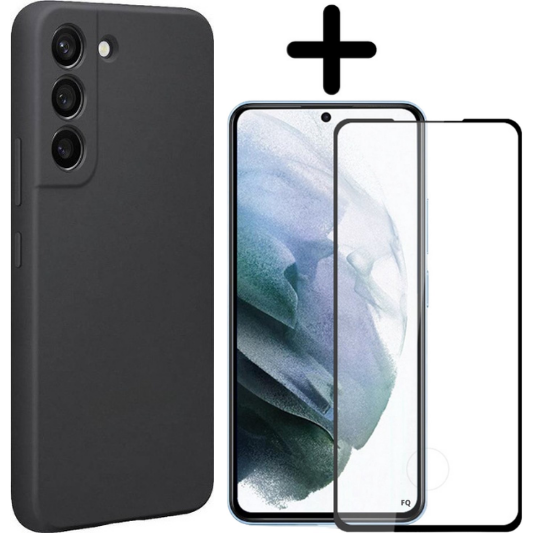 Samsung Galaxy S22 FE Hoesje TPU Zwart - Fooniq.nl