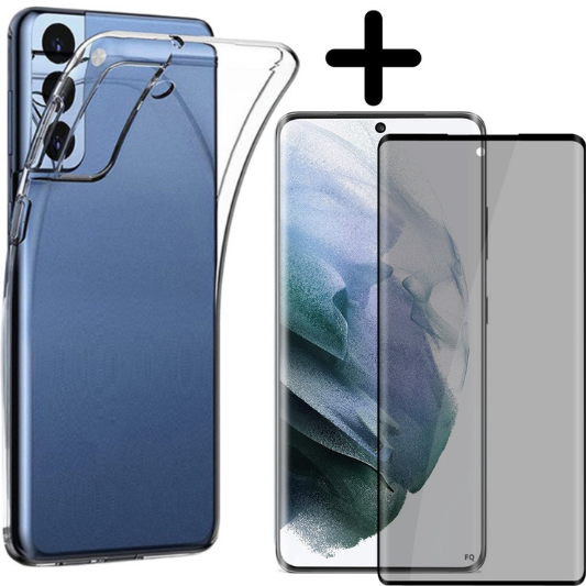 Samsung Galaxy S22 FE Hoesje TPU Transparant - Fooniq.nl