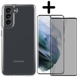 Samsung Galaxy S21 Plus Screenprotector Privacy Glas - Fooniq.nl