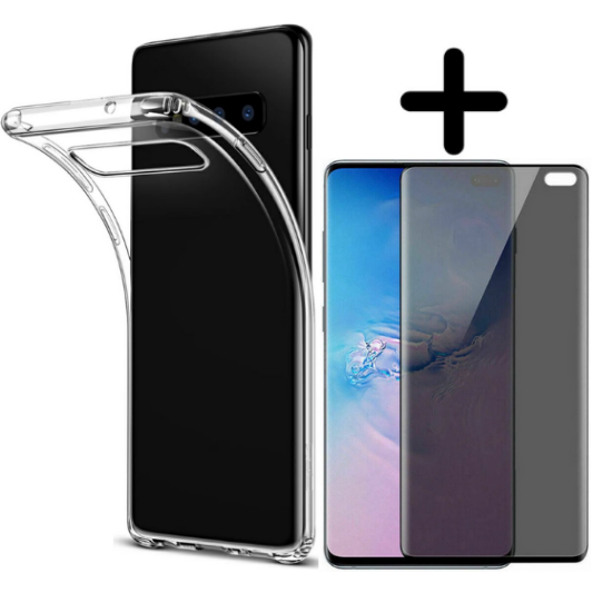 Samsung Galaxy S10 Hoesje TPU Transparant - Fooniq.nl