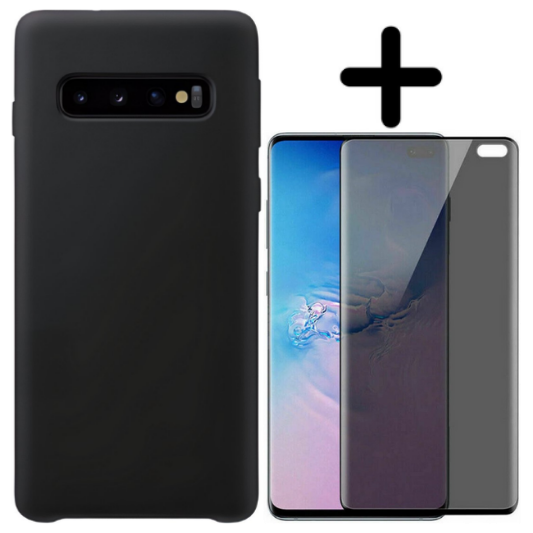Samsung Galaxy S10 Plus Screenprotector Privacy Glas - Fooniq.nl