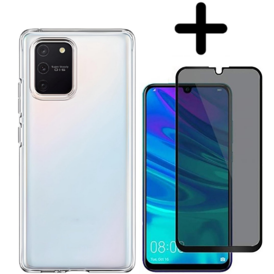 Samsung Galaxy S10 Lite Hoesje TPU Zwart - Fooniq.nl