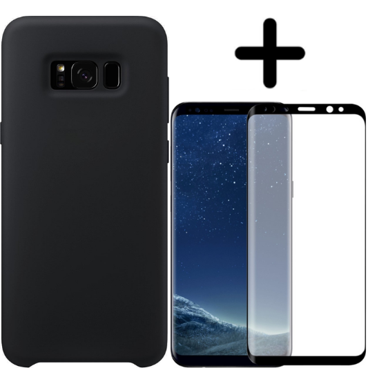 Samsung Galaxy S8 Plus Hoesje TPU Zwart - Fooniq.nl