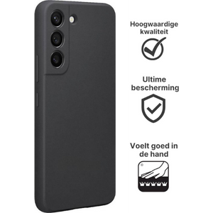 Samsung Galaxy S22 FE Hoesje TPU Zwart - Fooniq.nl