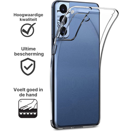 Samsung Galaxy S22 Hoesje TPU Transparant - Fooniq.nl