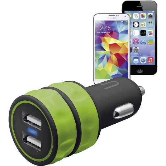 Urban Revolt Autolader Dubbele USB 2,1A - Fooniq.nl