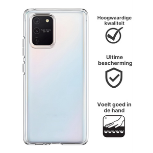 Samsung Galaxy S10 Lite Hoesje TPU Transparant - Fooniq.nl