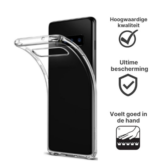 Samsung Galaxy S10E Hoesje TPU Transparant - Fooniq.nl