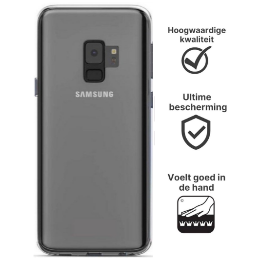 Samsung Galaxy S9 Hoesje TPU Transparant - Fooniq.nl