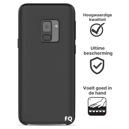 Samsung Galaxy S9 Plus Hoesje TPU Zwart - Fooniq.nl