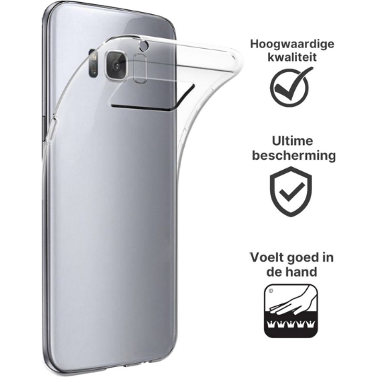 Samsung Galaxy S8 Hoesje TPU Transparant - Fooniq.nl