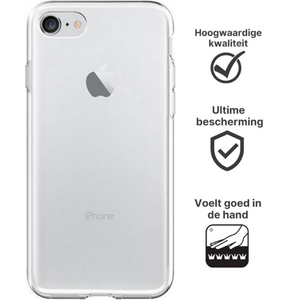 Apple iPhone 7 Hoesje TPU Transparant - Fooniq.nl