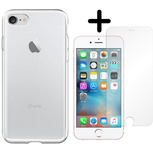 Apple iPhone SE 2022 Hoesje TPU Transparant - Fooniq.nl