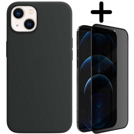 Apple iPhone 13 Mini Hoesje TPU Zwart - Fooniq.nl