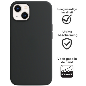 Apple iPhone 13 Mini Hoesje TPU Zwart - Fooniq.nl