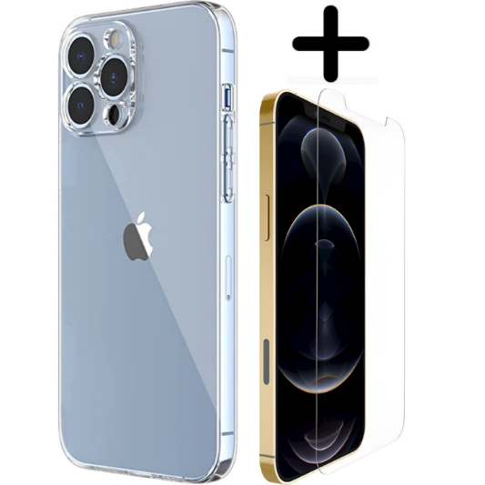 Apple iPhone 13 Pro Max Hoesje TPU Transparant - Fooniq.nl