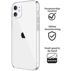 Apple iPhone 12 Hoesje TPU Transparant - Fooniq.nl