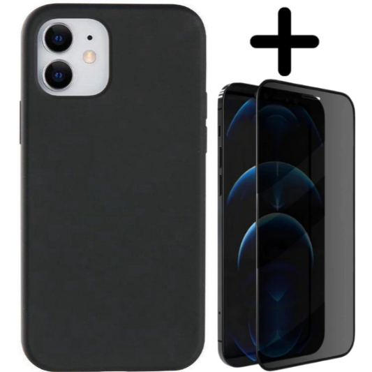 Apple iPhone 12 Screenprotector Privacy - Fooniq.nl