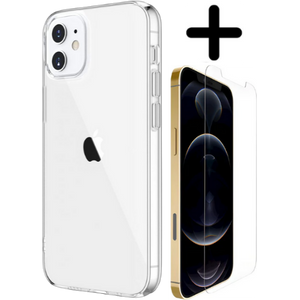 Apple iPhone 12 Mini Screenprotector Transparant - Fooniq.nl