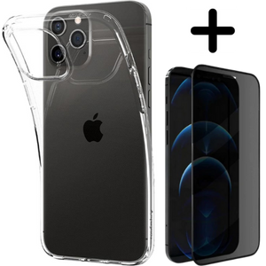 Apple iPhone 12 Pro Max Hoesje TPU Transparant - Fooniq.nl