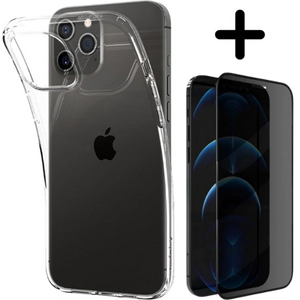 Apple iPhone 12 Pro Max Screenprotector Transparant - Fooniq.nl
