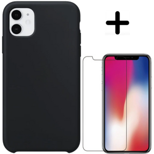 Apple iPhone 11 Hoesje TPU Zwart - Fooniq.nl