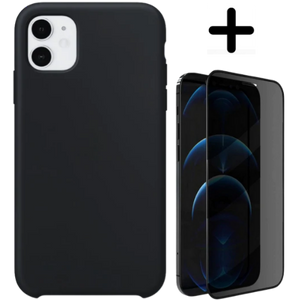 Apple iPhone 11 Hoesje TPU Zwart - Fooniq.nl