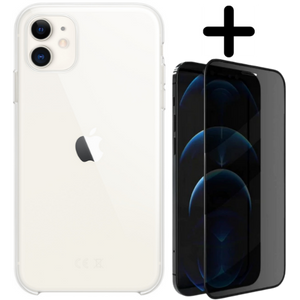 Apple iPhone 11 Hoesje TPU Zwart - Fooniq.nl