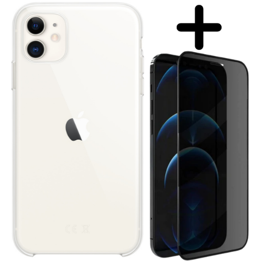 Apple iPhone 11 Hoesje TPU Transparant - Fooniq.nl