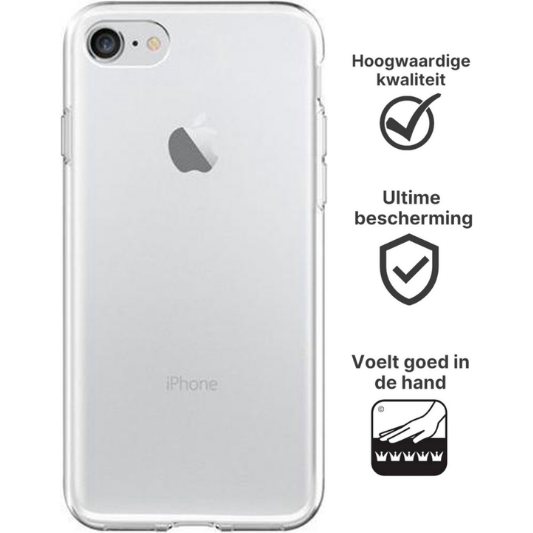 Apple iPhone 6S Hoesje TPU Transparant - Fooniq.nl