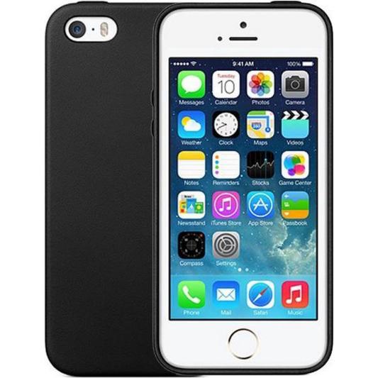 Apple iPhone 5S Hoesje Zwart Fooniq