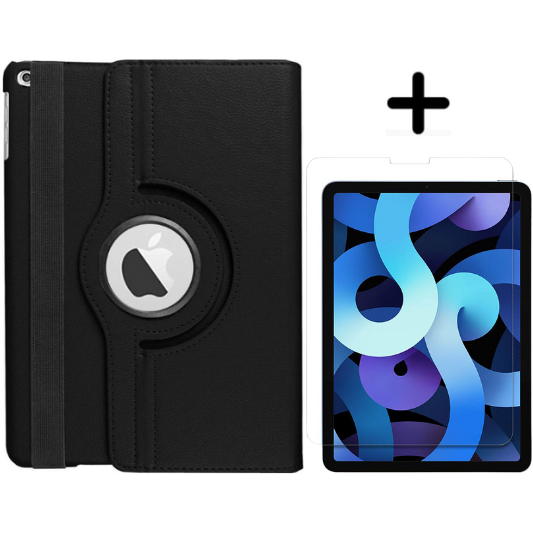 Apple iPad Air 4 Boekhoesje 360° Draaibaar Zwart