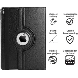 Apple iPad Pro 9.7 Inch Boekhoesje 360° Draaibaar Zwart