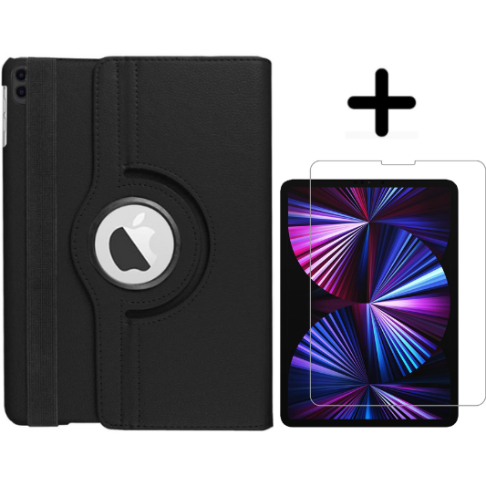 Apple iPad Pro 12.9 inch Boekhoesje 360° Draaibaar Zwart