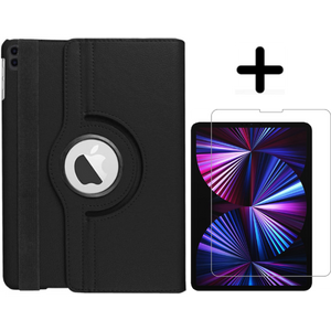Apple iPad Pro 12.9 inch Boekhoesje 360° Draaibaar Zwart
