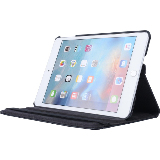 Apple iPad Mini 4 Boekhoesje 360° Draaibaar Zwart