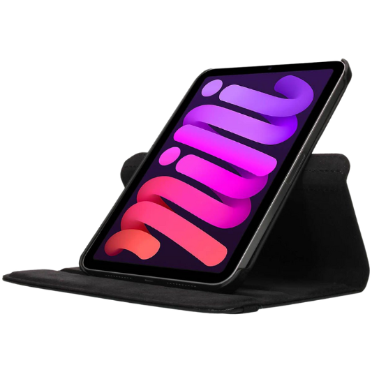 Apple iPad Mini 6 Boekhoesje 360° Draaibaar Zwart