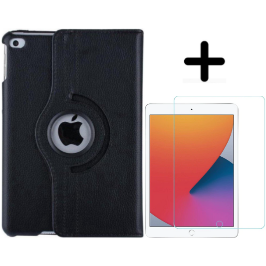 Apple iPad 2020 10.2 Boekhoesje 360° Draaibaar Zwart