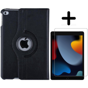Apple iPad 2021 10.2 Boekhoesje 360° Draaibaar Zwart